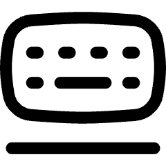 Floating Keyboard Case Tablet Icon from Flex Line Set