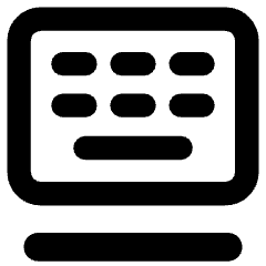 Floating Keyboard Case Tablet Icon from Core Remix Set