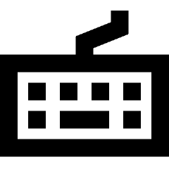 Keyboard Icon from Sharp Remix Set