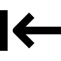 Keyboard Arrow Back 2 Icon from Nova Solid Set