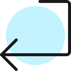 Keyboard Arrow Return 1 Icon from Ultimate Colors Set