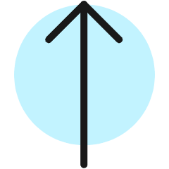 Keyboard Arrow Up Icon from Ultimate Colors Set