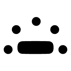 Keyboard Brightness Decrease Icon from Plump Remix Set