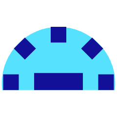 Keyboard Brightness Decrease Icon from Sharp Pop Set