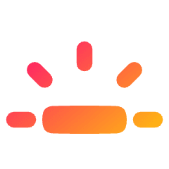Keyboard Brightness Increase Icon from Plump Gradient Set