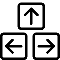 Keyboard Button Direction Icon from Ultimate Light Set