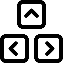 Keyboard Button Direction Icon from Ultimate Regular Set