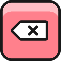 Keyboard Delete Icon from Ultimate Colors Set