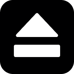 Keyboard Eject Icon from Ultimate Bold Set