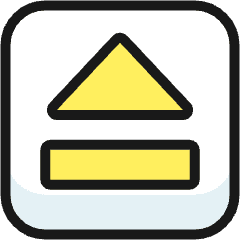 Keyboard Eject Icon from Ultimate Colors Set