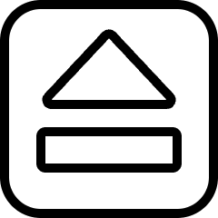 Keyboard Eject Icon from Ultimate Light Set