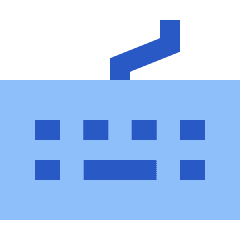 Keyboard Icon from Sharp Flat Set