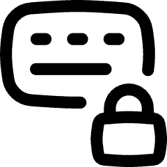 Keyboard Lock Icon from Flex Line Set