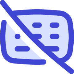 Keyboard Off Icon from Flex Duo Set