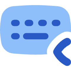 Keyboard One Hand Left Icon from Flex Flat Set