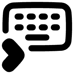 Keyboard One Hand Right Icon from Plump Remix Set