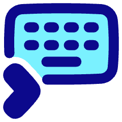 Keyboard One Hand Right Icon from Plump Pop Set