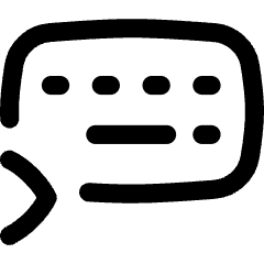 Keyboard One Hand Right Icon from Flex Line Set