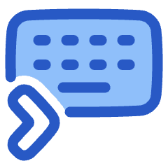 Keyboard One Hand Right Icon from Plump Duo Set