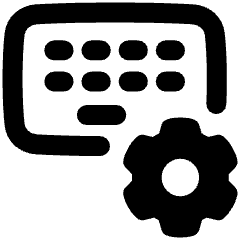Keyboard Option Setting 2 Icon from Plump Remix Set