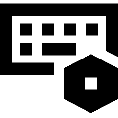 Keyboard Option Setting Bolt Nut Icon from Sharp Remix Set