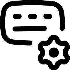 Keyboard Option Setting Gear Icon from Flex Line Set