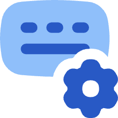 Keyboard Option Setting Gear Icon from Flex Flat Set