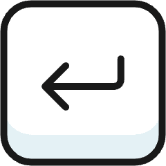 Keyboard Return Icon from Ultimate Colors Set