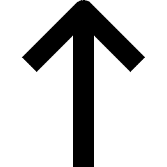 Keyboard Up Arrow Icon from Nova Solid Set