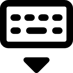 Keyboard Virtual Icon from Core Remix Set