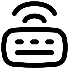 Keyboard Wireless 2 Icon from Flex Line Set
