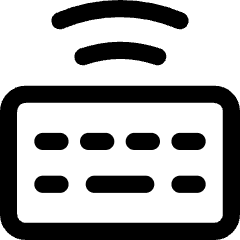 Keyboard Wireless 2 Icon from Core Line Set