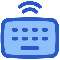 Keyboard Wireless 2 Icon from Plump Duo Set