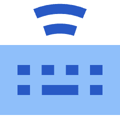 Keyboard Wireless 2 Icon from Sharp Flat Set