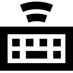 Keyboard Wireless 2 Icon from Sharp Remix Set