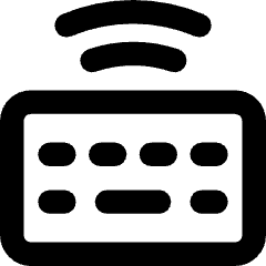 Keyboard Wireless 2 Icon from Core Remix Set
