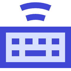 Keyboard Wireless 2 Icon from Sharp Duo Set