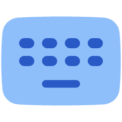Keyboard Wireless Icon from Plump Flat Set