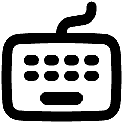Keyboard Icon from Plump Remix Set