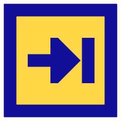 Next Square Icon from Sharp Pop Set