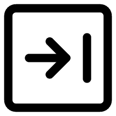 Next Square Icon from Core Line Set