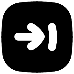 Next Square Icon from Flex Solid Set