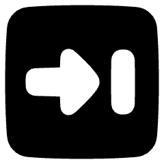 Next Square Icon from Plump Solid Set