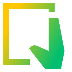 One Handed Holding Tablet Handheld Icon from Sharp Gradient Set