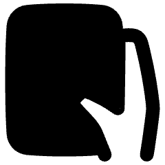 One Handed Holding Tablet Handheld Icon from Plump Remix Set