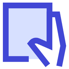One Handed Holding Tablet Handheld Icon from Sharp Duo Set