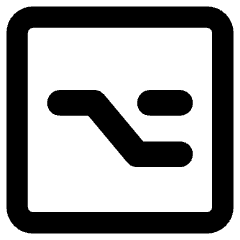 Option Square Icon from Core Remix Set