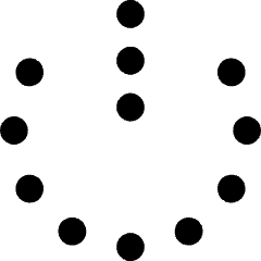 Power Off Dot Icon from Core Line Set