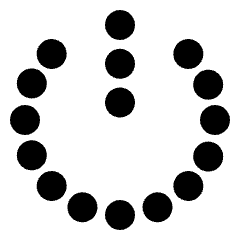 Power Off Dot Icon from Plump Remix Set