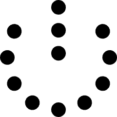 Power Off Dot Icon from Core Remix Set